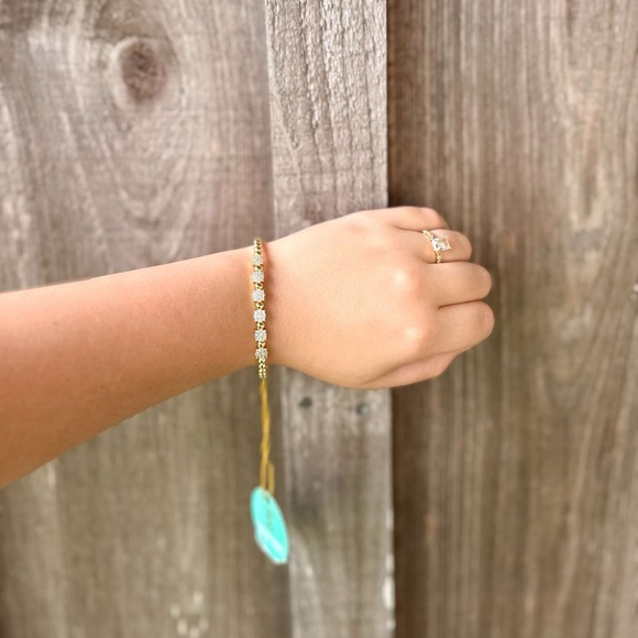 Taylor Shaye Zoe Diamond Flower Gold Bracelets - Picture 4 of 4